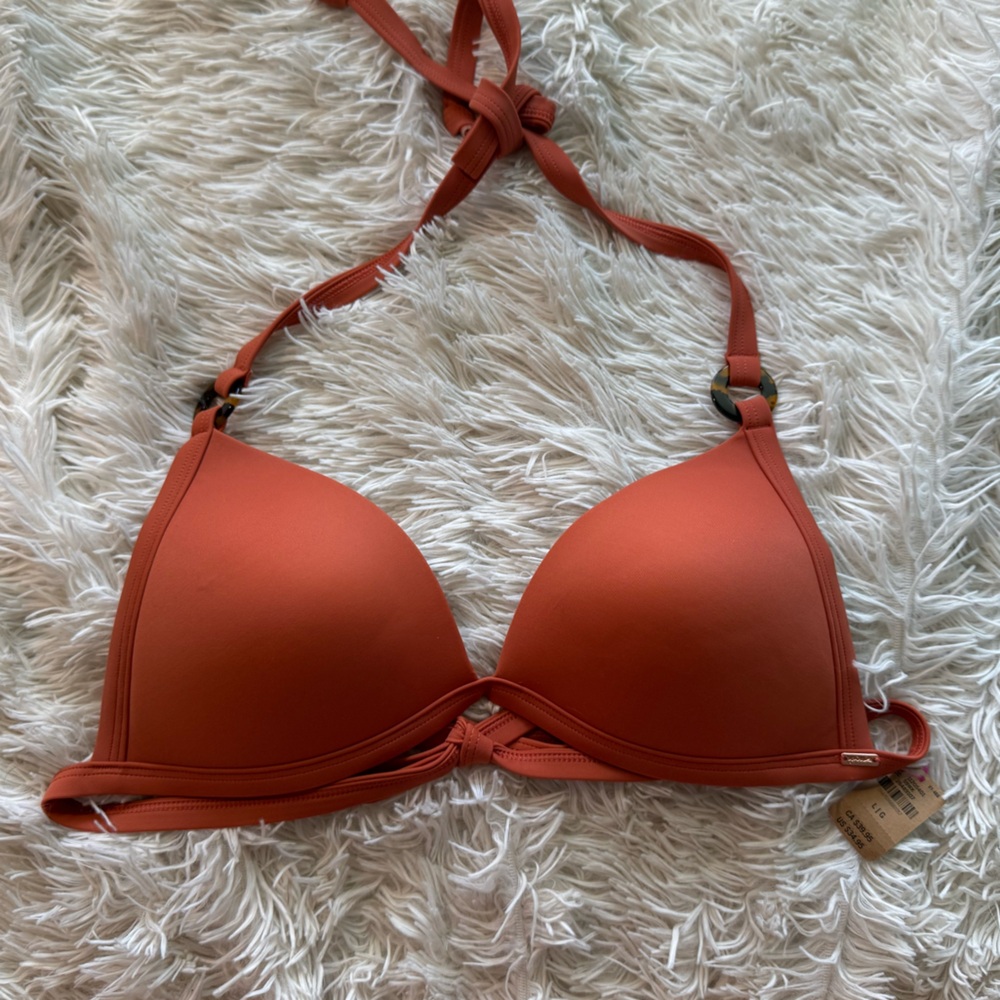 PINK Rust Bikini Top